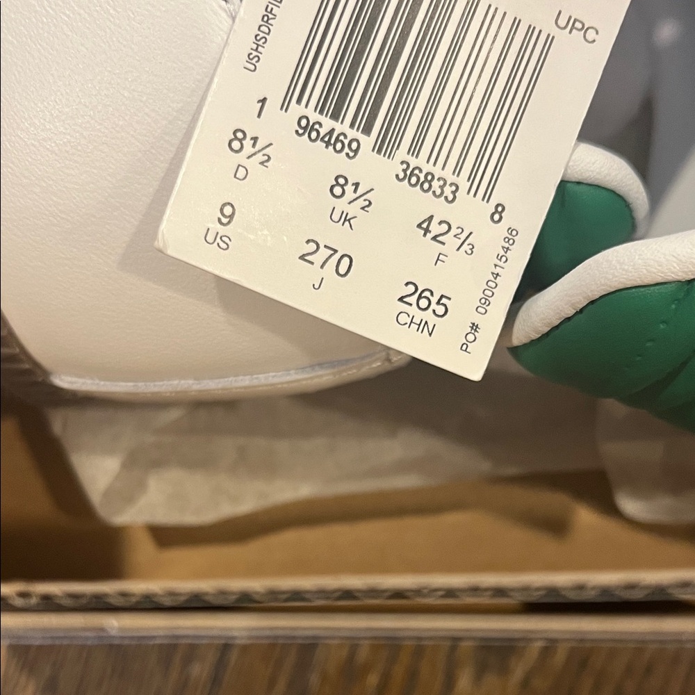Adidas Samba OG White & Green Shoes Sneakers - New with tags and box 9 - Picture 2 of 8